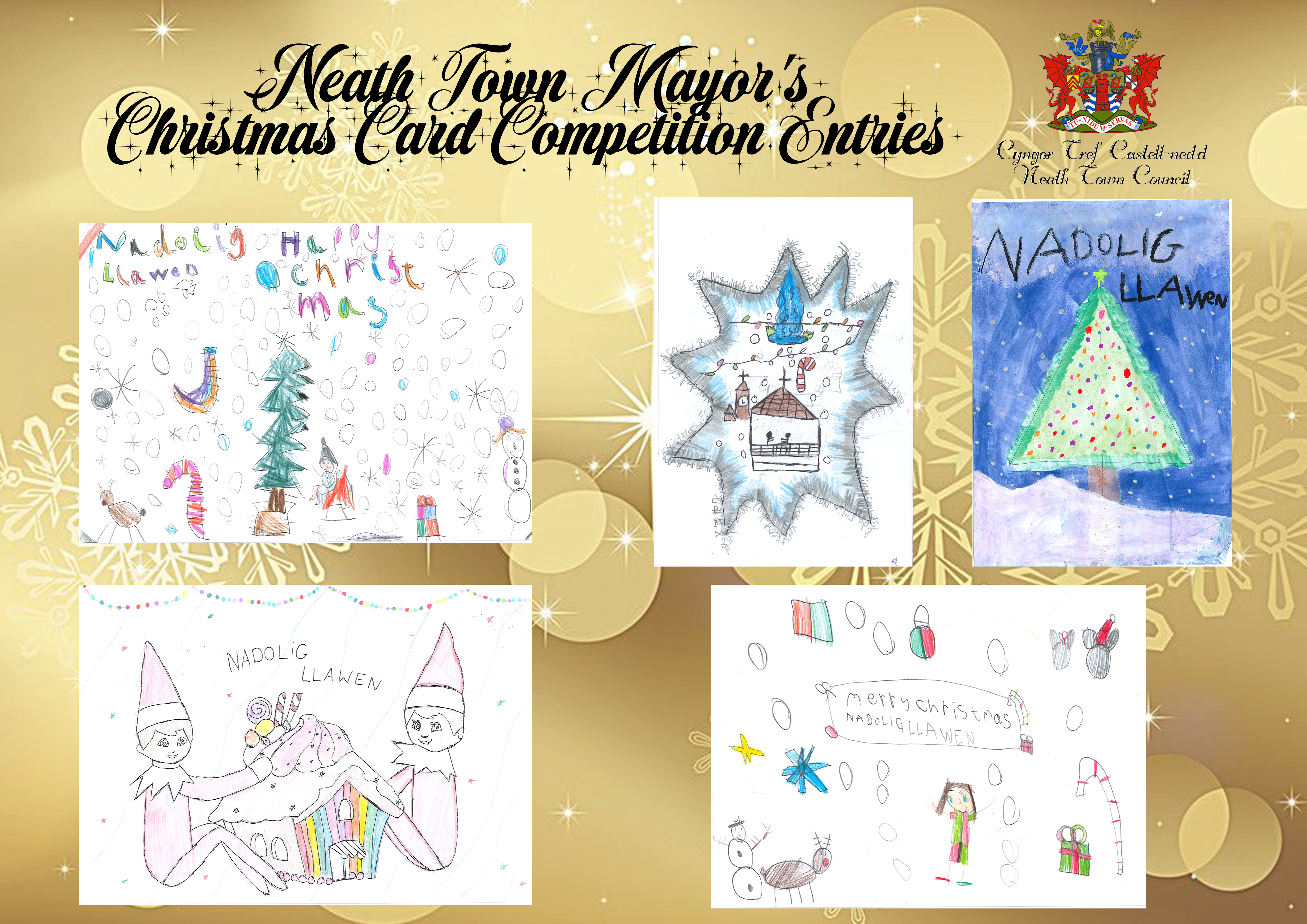 Christmas Card Competition entries