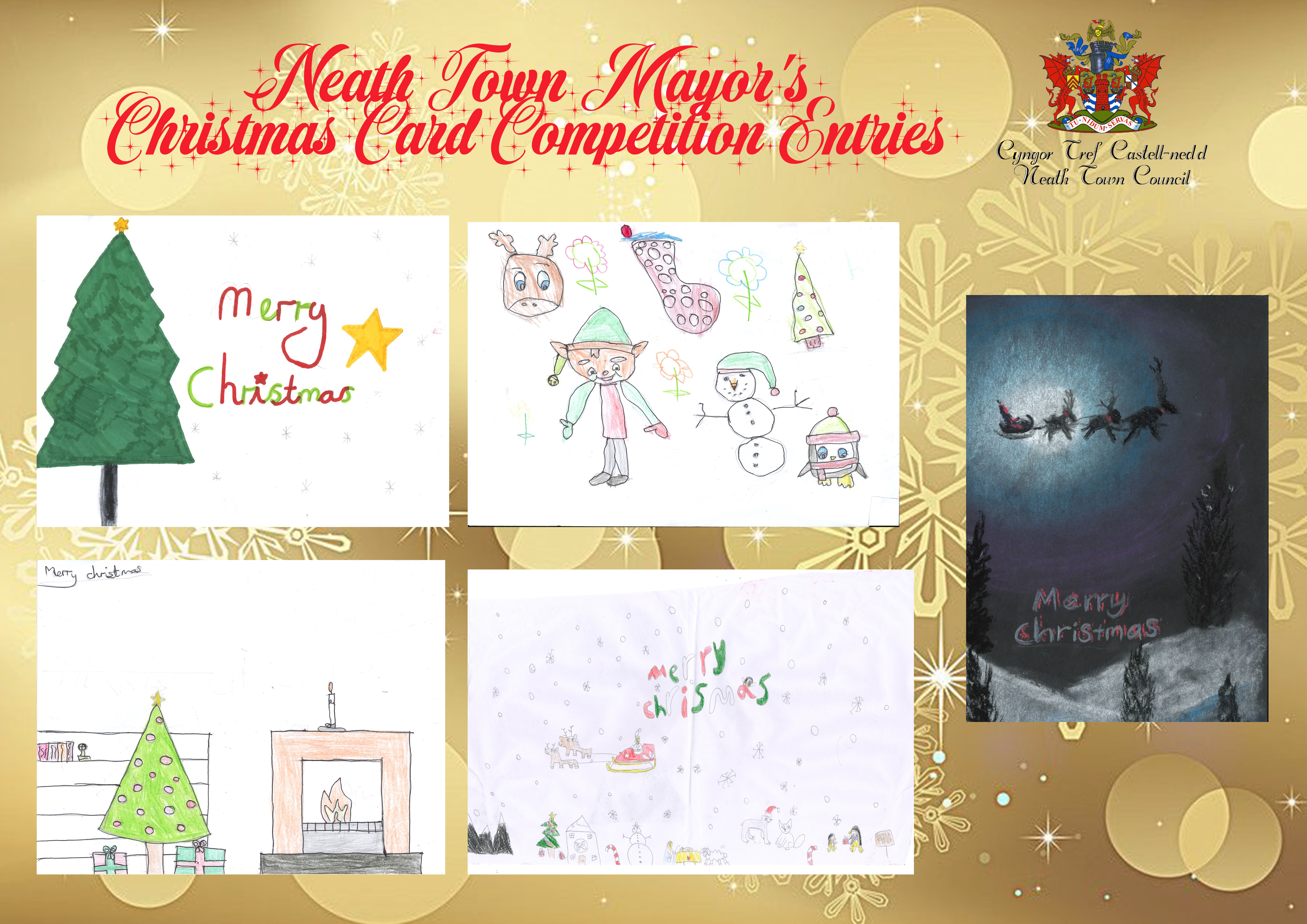 Christmas Card Competition entries