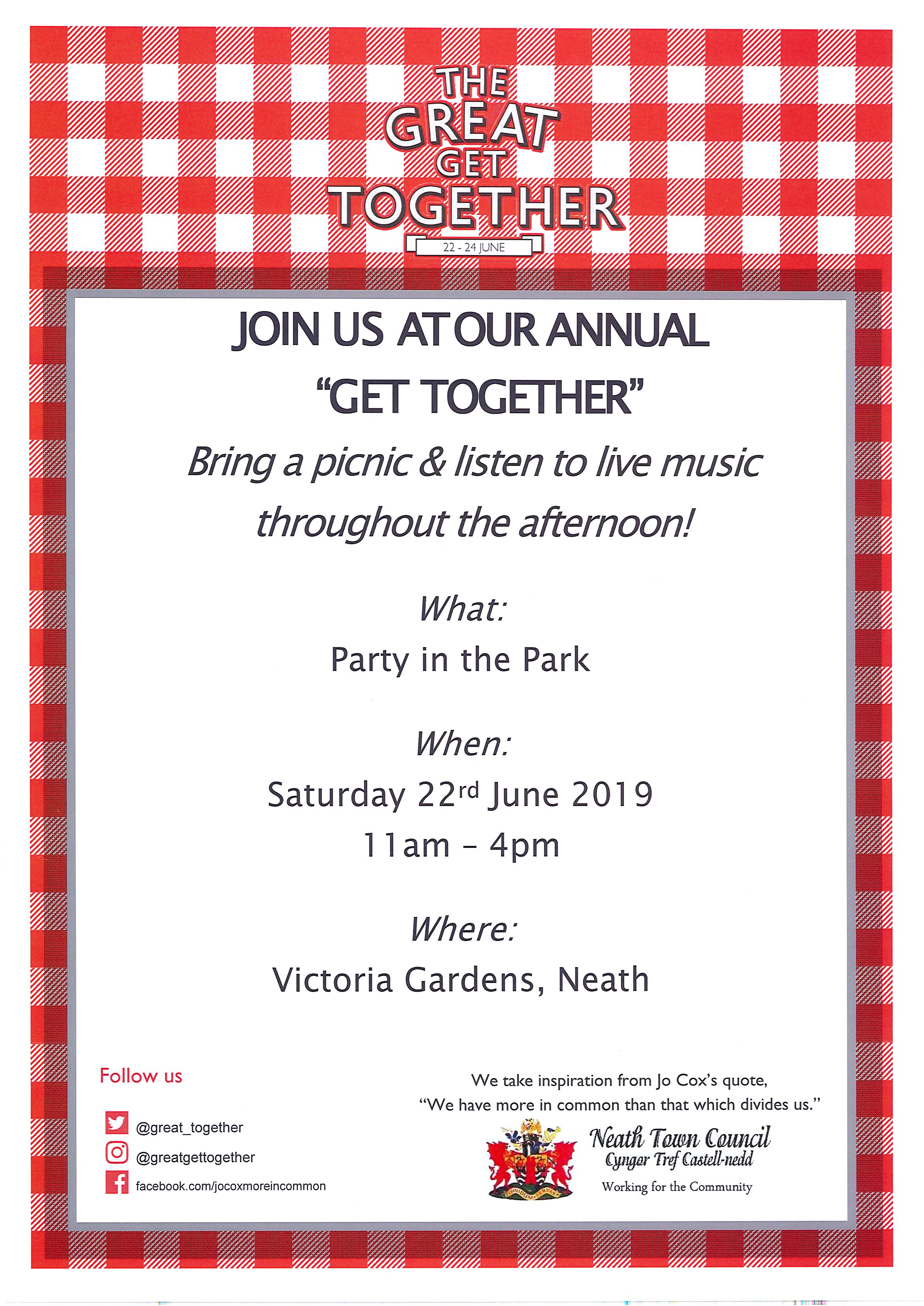 The Great Get Together Poster