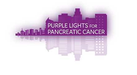 Purple Lights for Pancreatic Cancer Logo