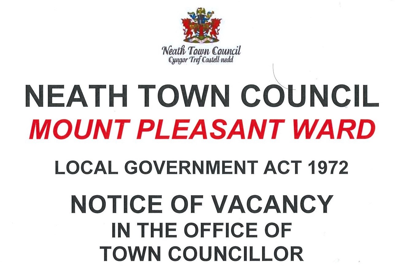 Mount Pleasant Ward - Notice of Vacancy in the Office of Community Councillor