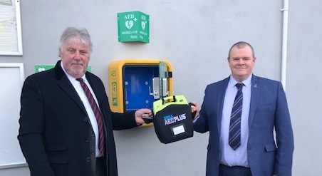 Defibrillator donations connect the community