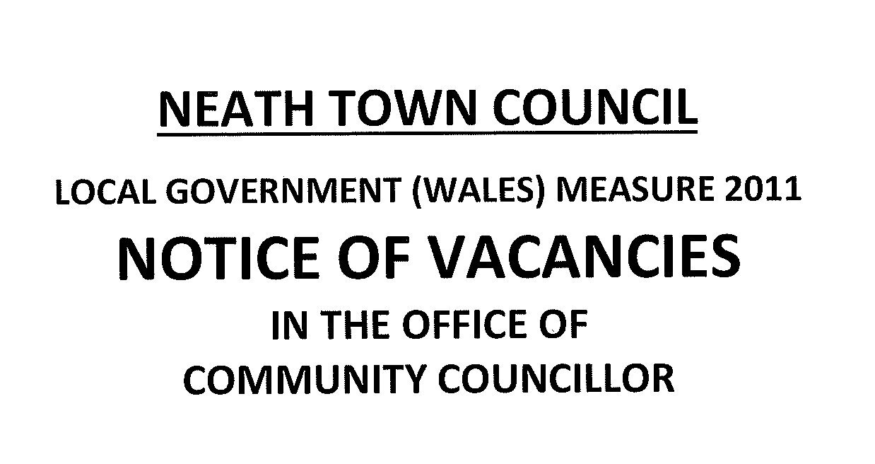 Notice of Vacancies - Mount Pleasant Ward